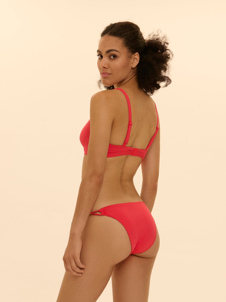 Push-up bikini top - Flamingo