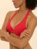 Push-up bikini top - Flamingo