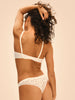 Soft cup triangle bra - Natural