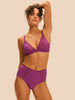Soft cup triangle bra - Divine Purple