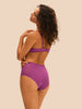 Soft cup triangle bra - Divine Purple