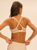 Plunging underwired bra - Chic Beige