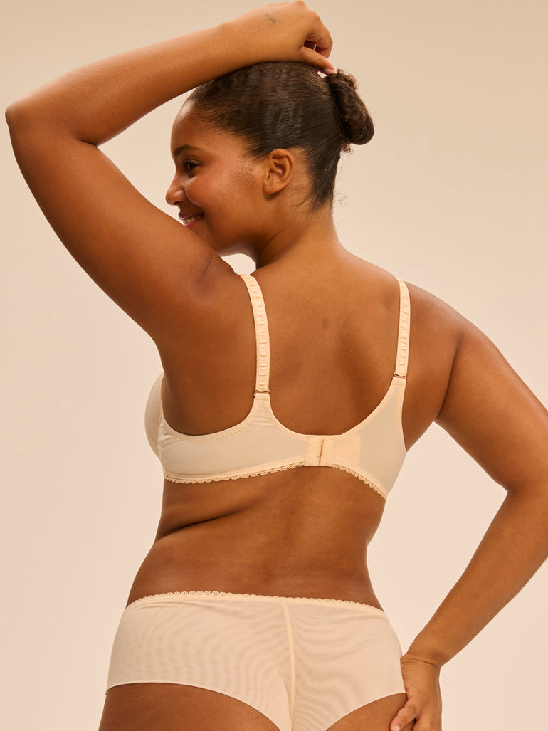 Full cup support bra - Chic Beige