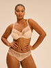 Full cup support bra - Chic Beige