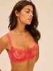 Half cup bra - Coralia Red