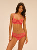 Half cup bra - Coralia Red