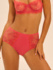 High-waist brief - Coralia Red