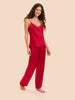 Night pants - Opera Red