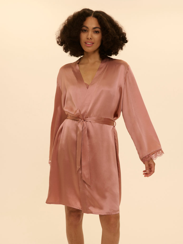 Kimono - Smokey Pink
