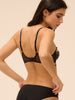 Plunging underwired bra - Light Tatoo