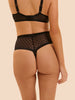 High waist shaper thong - Black