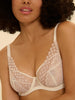 Underwired scarf bra - Natural