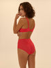 High-waist brief - Flamingo