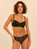 Half cup bra - Black
