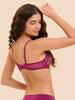 Half cup support bra - Desire Pink