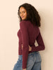 Long Sleeve Top - Autumn red