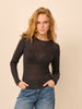 Long Sleeve Top - Granite