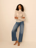Turtleneck long sleeve top - Natural