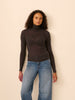 Turtleneck long sleeve top - Granite