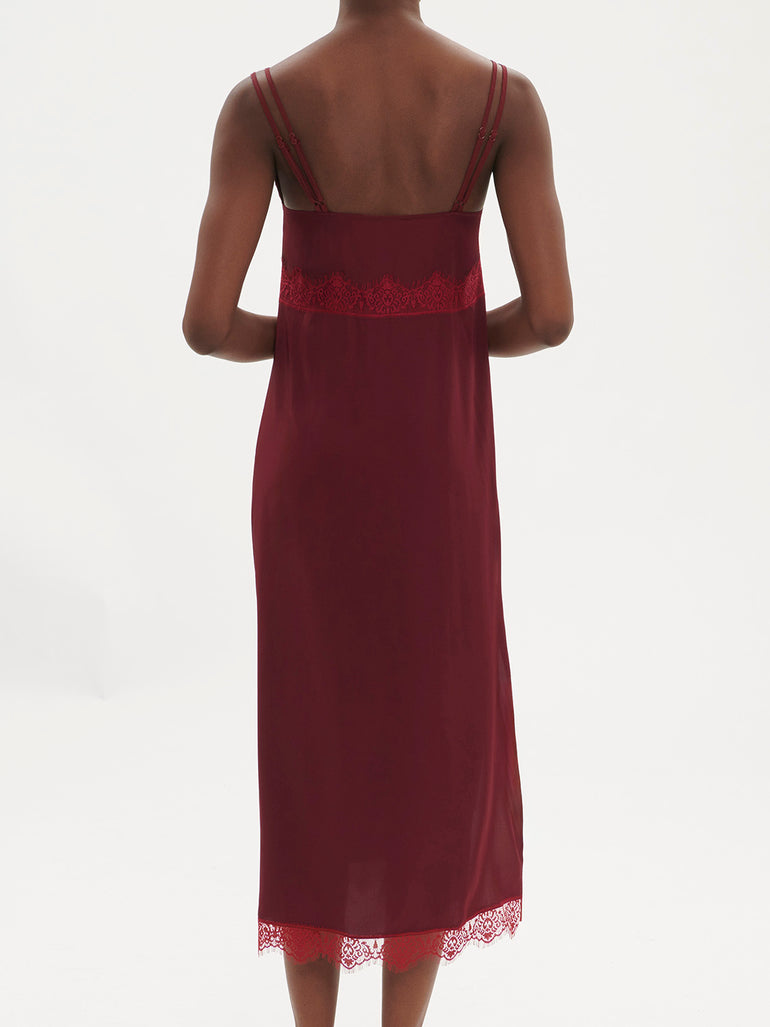 Long Nightdress - Spinel Red