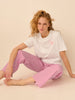 T-shirt Limited Edition Pink October - White