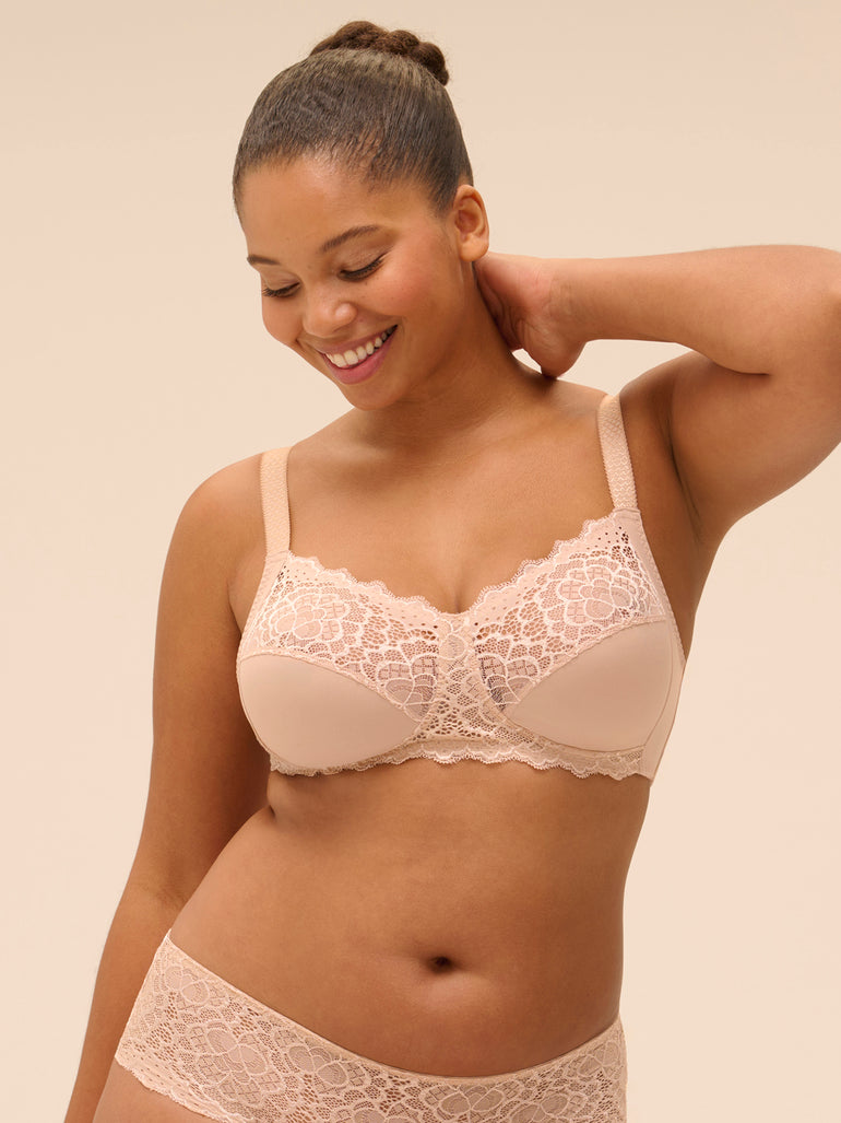 Soft cup bra - Peau rosée