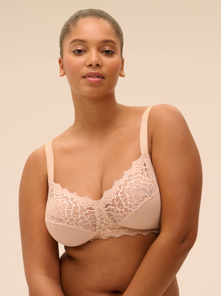 Soft cup bra - Peau rosée
