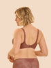 Structured wireless bra - Coco brown
