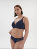 Spacer plunge bra - Ink Blue