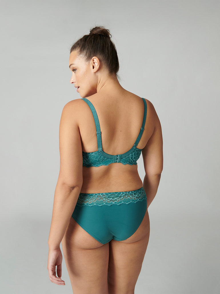 Caresse 3D Plunge - Boreal Green