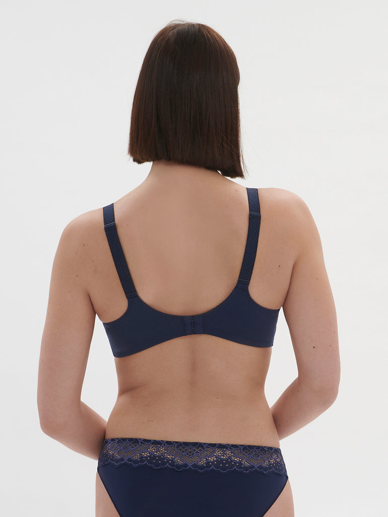 Full cup support bra - Ink Blue