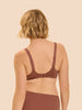 Full cup support bra - Coco brown