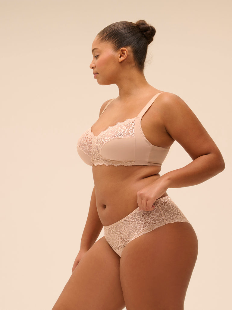 Shorty - Peau rosée