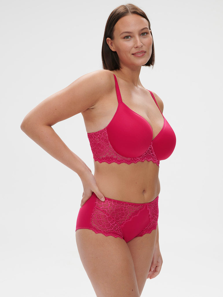 High-waist brief - Teaberry Pink