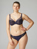 Full Coverage Plunge - Night Blue