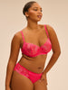 Half cup bra - Fabulous Pink