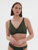 Structured wireless bra - Icon Green