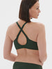 Structured wireless bra - Icon Green