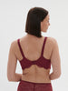 Full cup support bra - Spinel Red