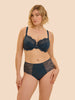 Full cup support bra - Prestige Blue