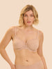 Full cup support bra - Peau rosée