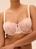Half cup bra - Petal Powder