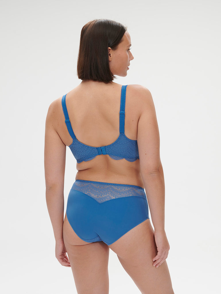 High-waist brief - Myosotis Blue