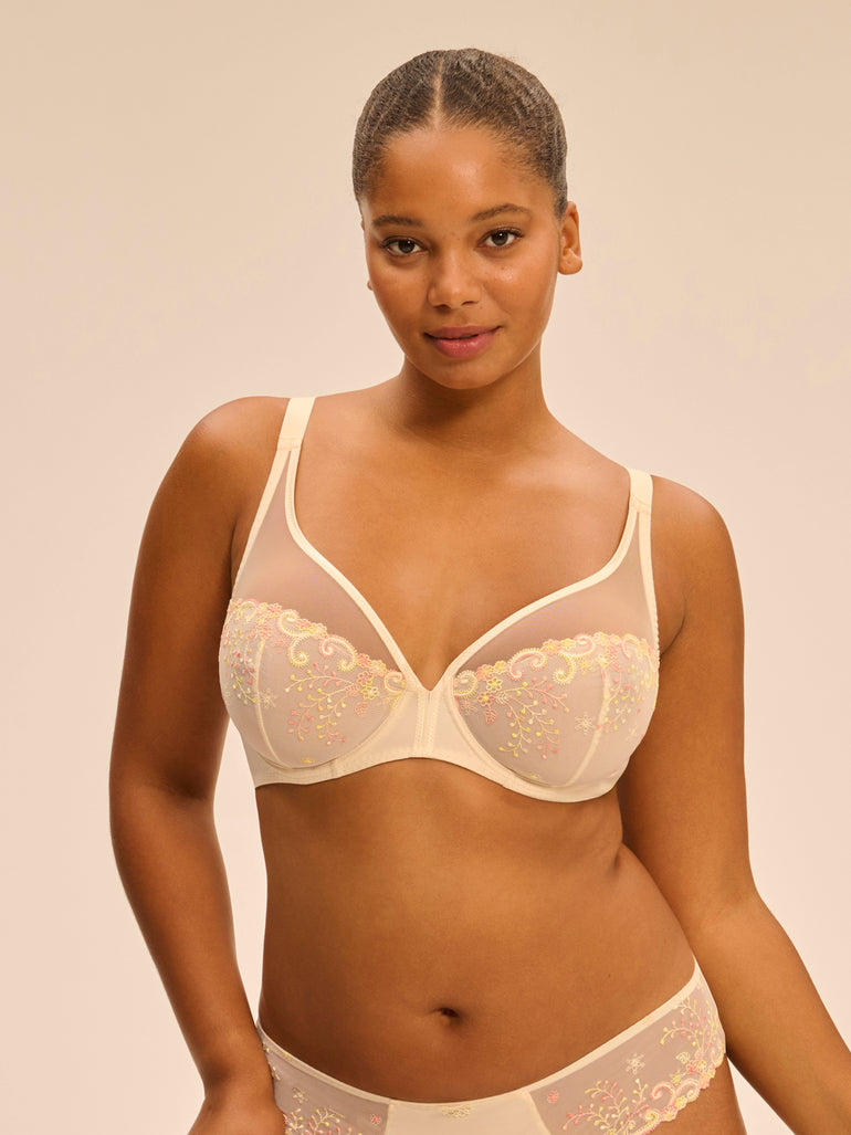 Plunging underwired bra - Pampa