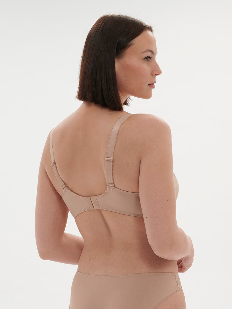 Full cup support bra - Nude