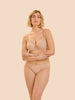 Full cup support bra - Nude