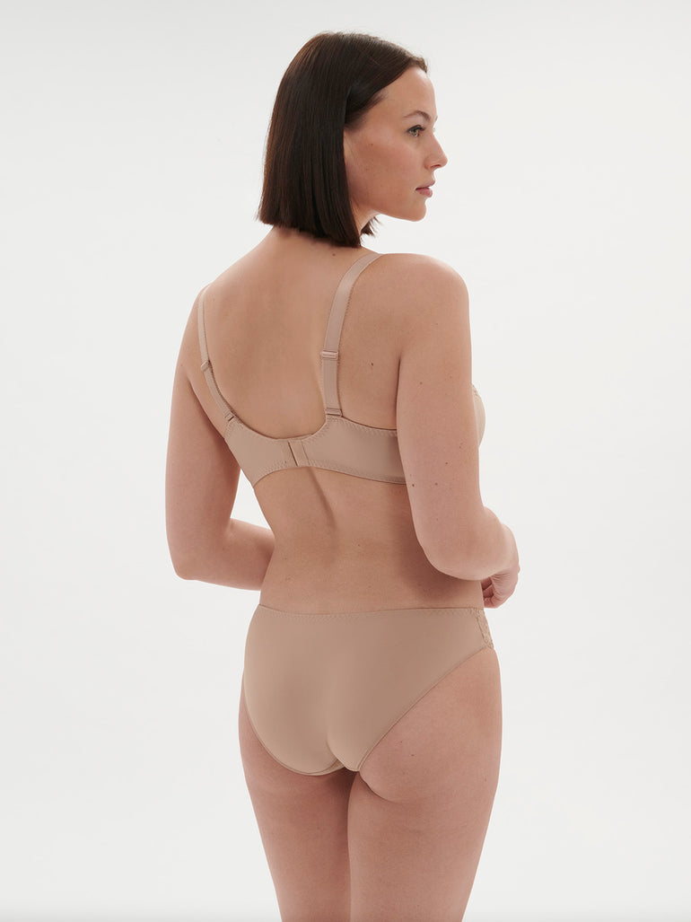 Full cup support bra - Nude