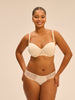 Squared neckline spacer bra - Pampa