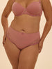 High-waist brief - Smokey Pink