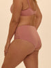 High-waist brief - Smokey Pink